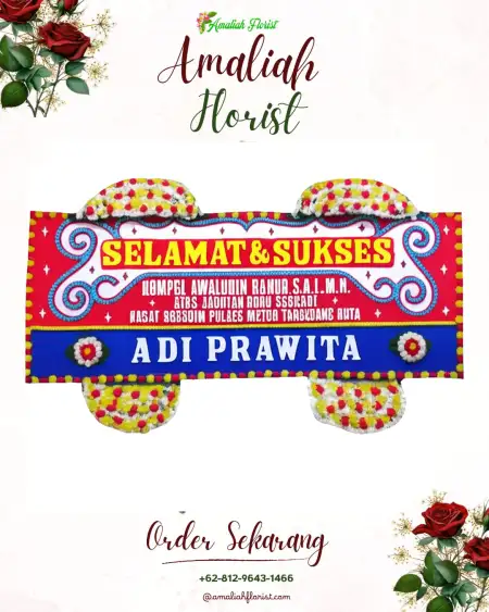 Papan Bunga Ucapan Selamat Panti